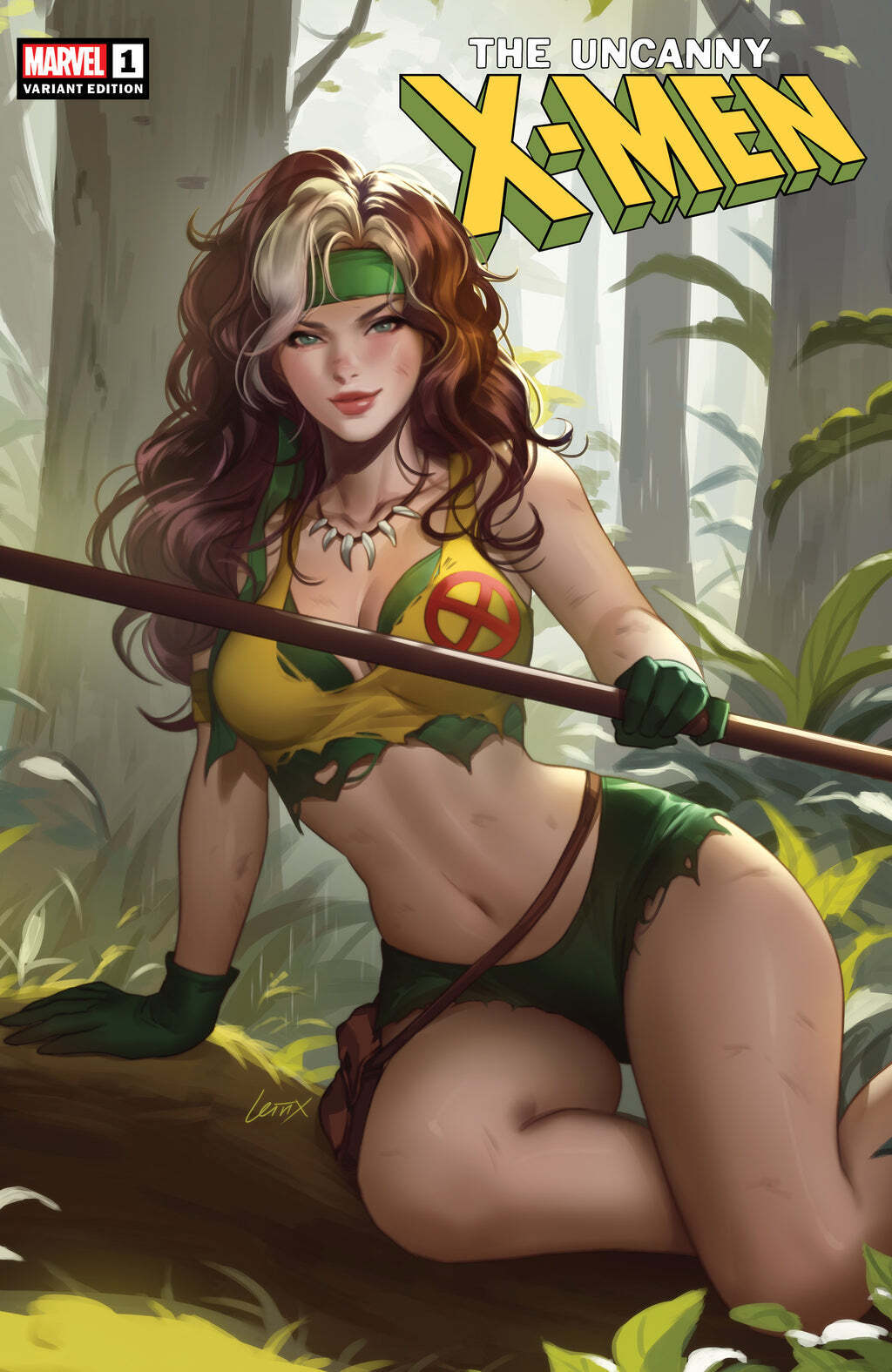 UNCANNY X-MEN #1 LEIRIX LI EXCL SAVAGE ROGUE VARIANT  W/ COA #72/800