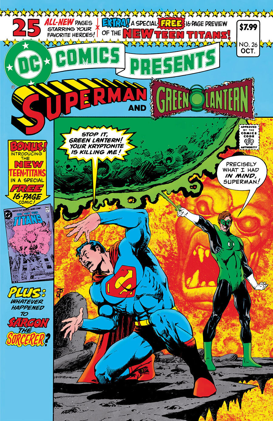 DC Comics Presents 26 Facsimile Edition Cover B Jim Starlin Foil Variant