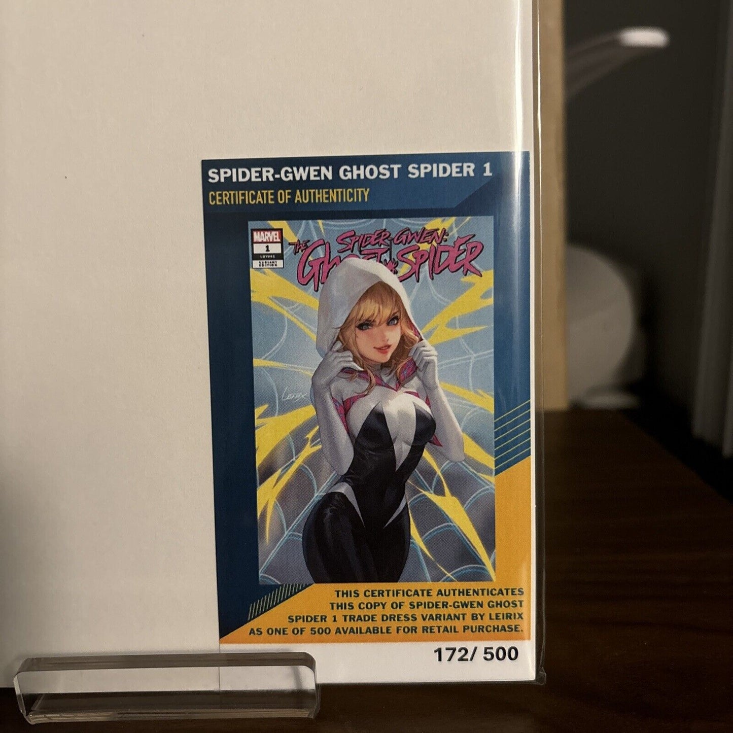 SPIDER-GWEN GHOST SPIDER #1 LEIRIX LI EXCLUSIVE VARIANT LE - 172/500