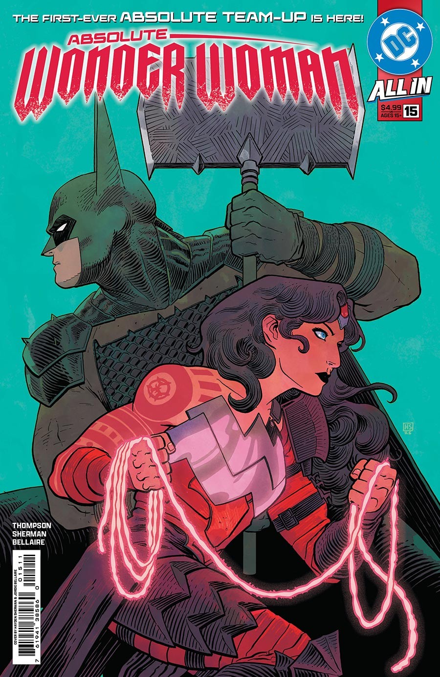 ABSOLUTE WONDER WOMAN #15 CVR A SHERMAN - BATMAN CROSSOVER PT 1 (24/12/2025)