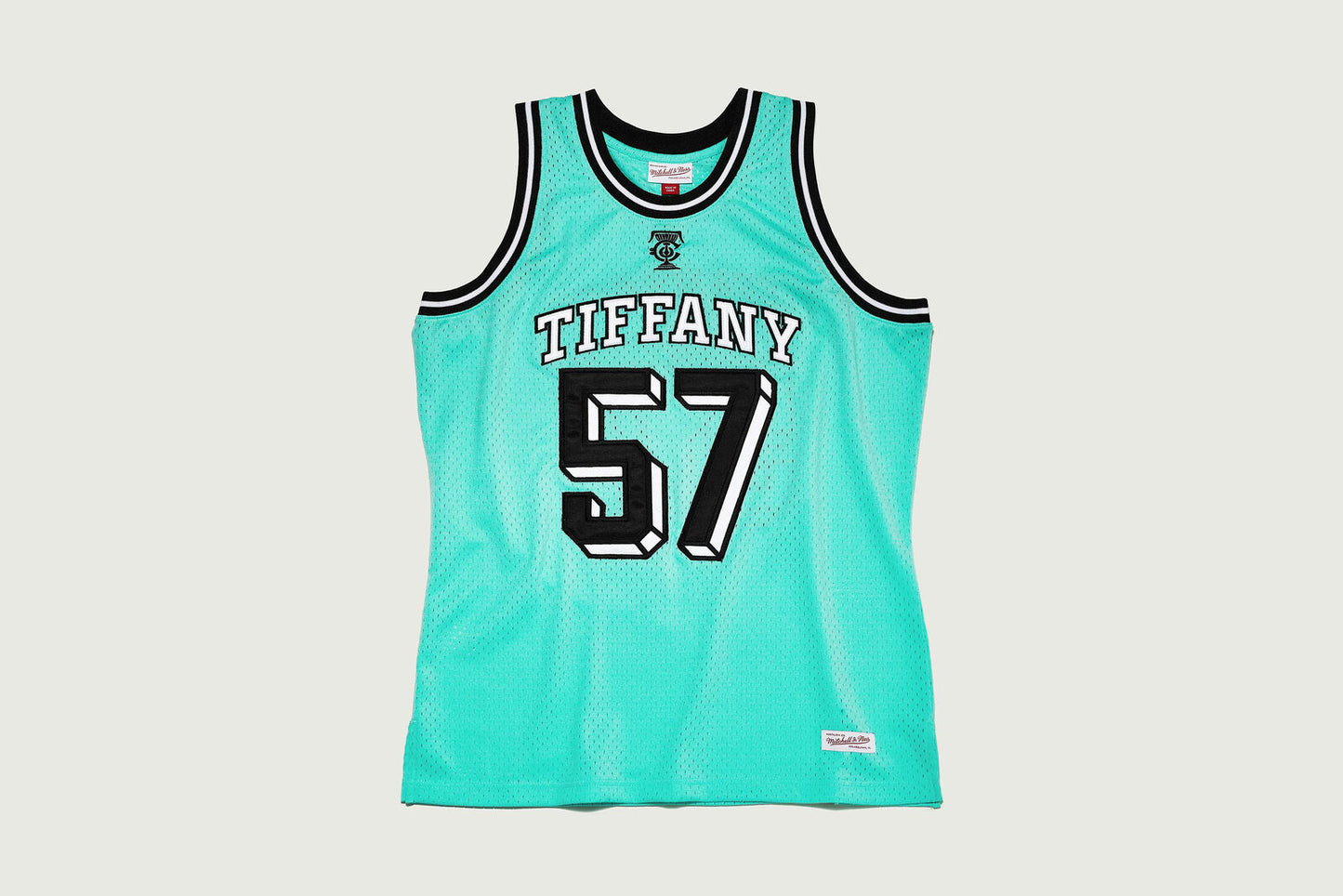 Tiffany Co x Mitchell & Ness Basketball Jersey Tiffany Blue SIZE Med NEW!!