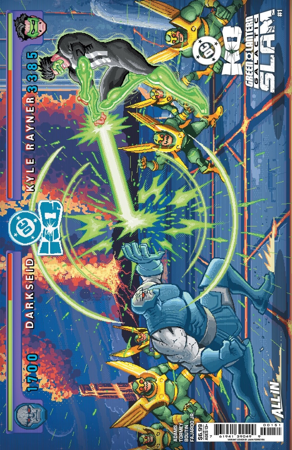 DC K.O.: Green Lantern Galactic Slam Issue #1 - Juan Ferreyra - Wraparound