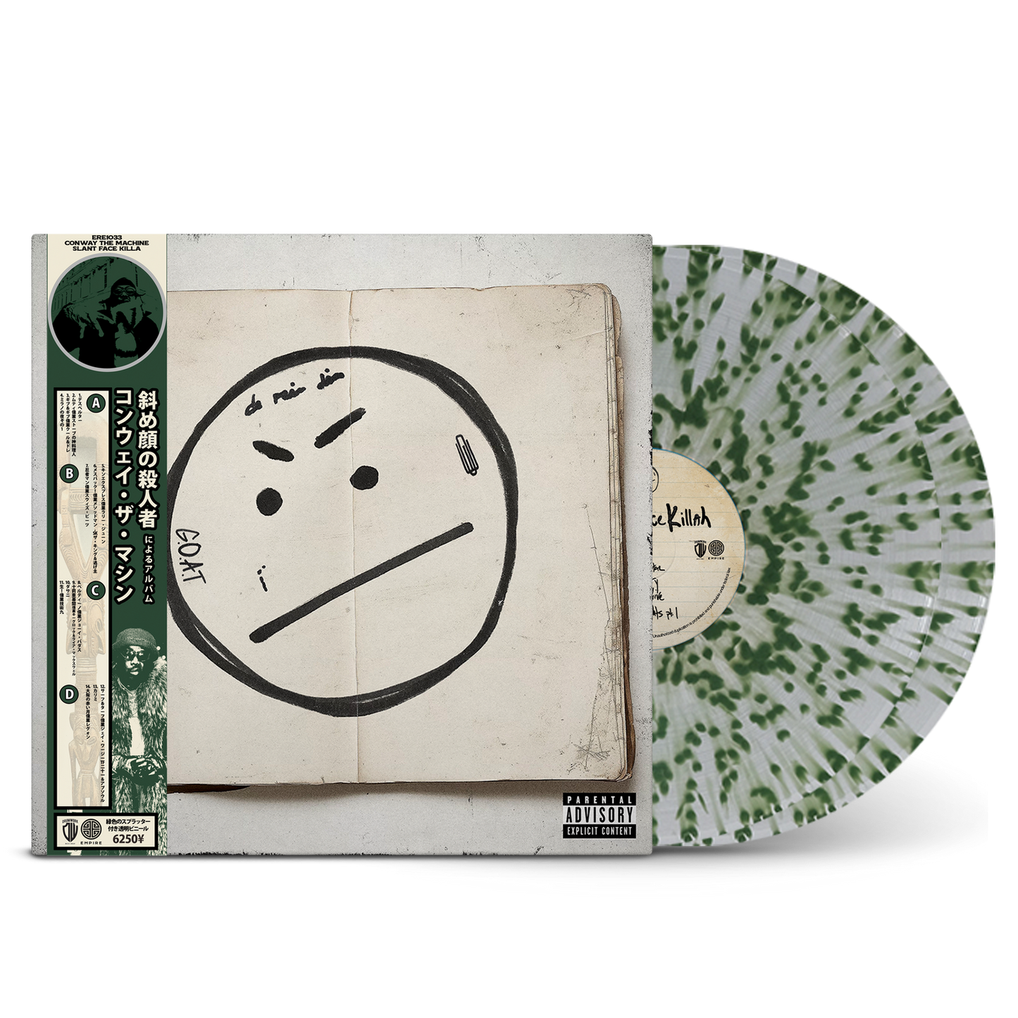 Conway The Machine - Slant Face Killah Excl. Green Splatter Vinyl 2LP - 034/300