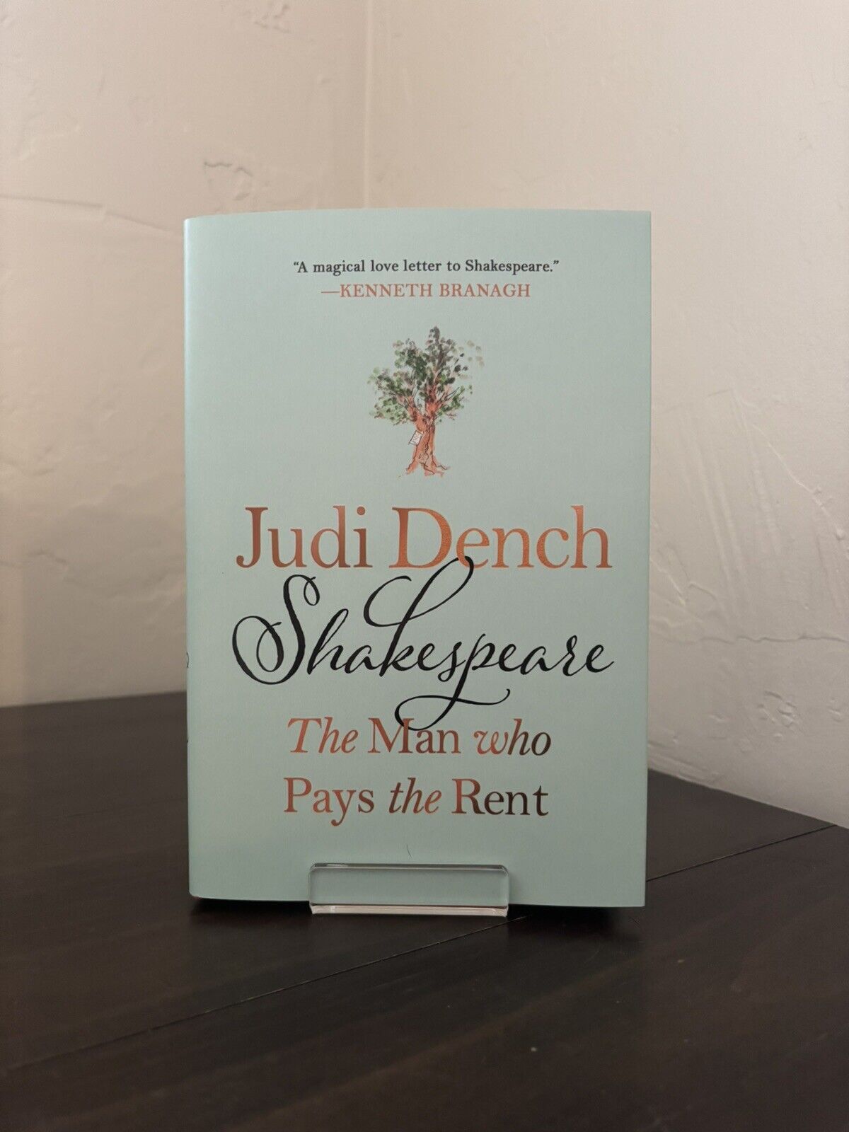 Judi Dench - Shakespeare: The Man Who Pays The Rent (Hardcover) SIGNED *IN HAND*
