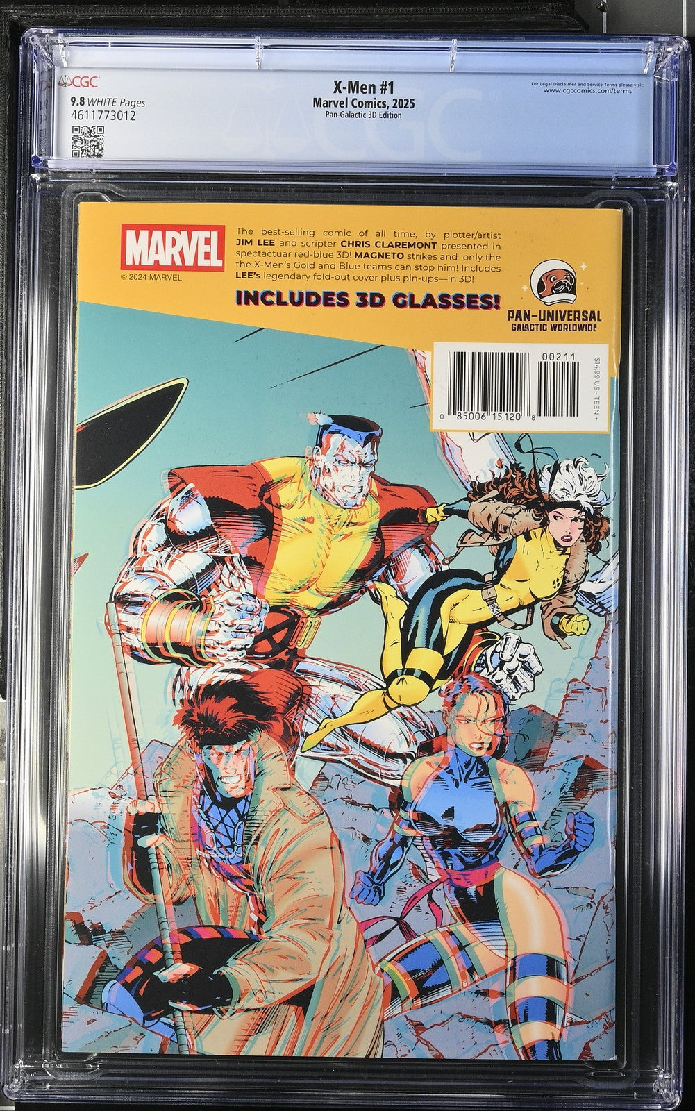 X-Men #1 – Pan Galactic 3D Gatefold Edition CGC 9.8 Jim Lee