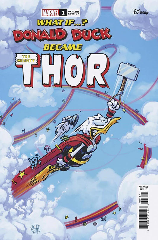 Marvel & Disney: What If...? Donald Duck Became Thor Issue #1 - Skottie Young