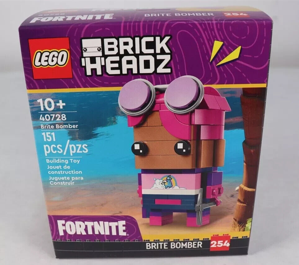 LEGO 40728 Fortnite Brickheadz Brite Bomber 151pcs New