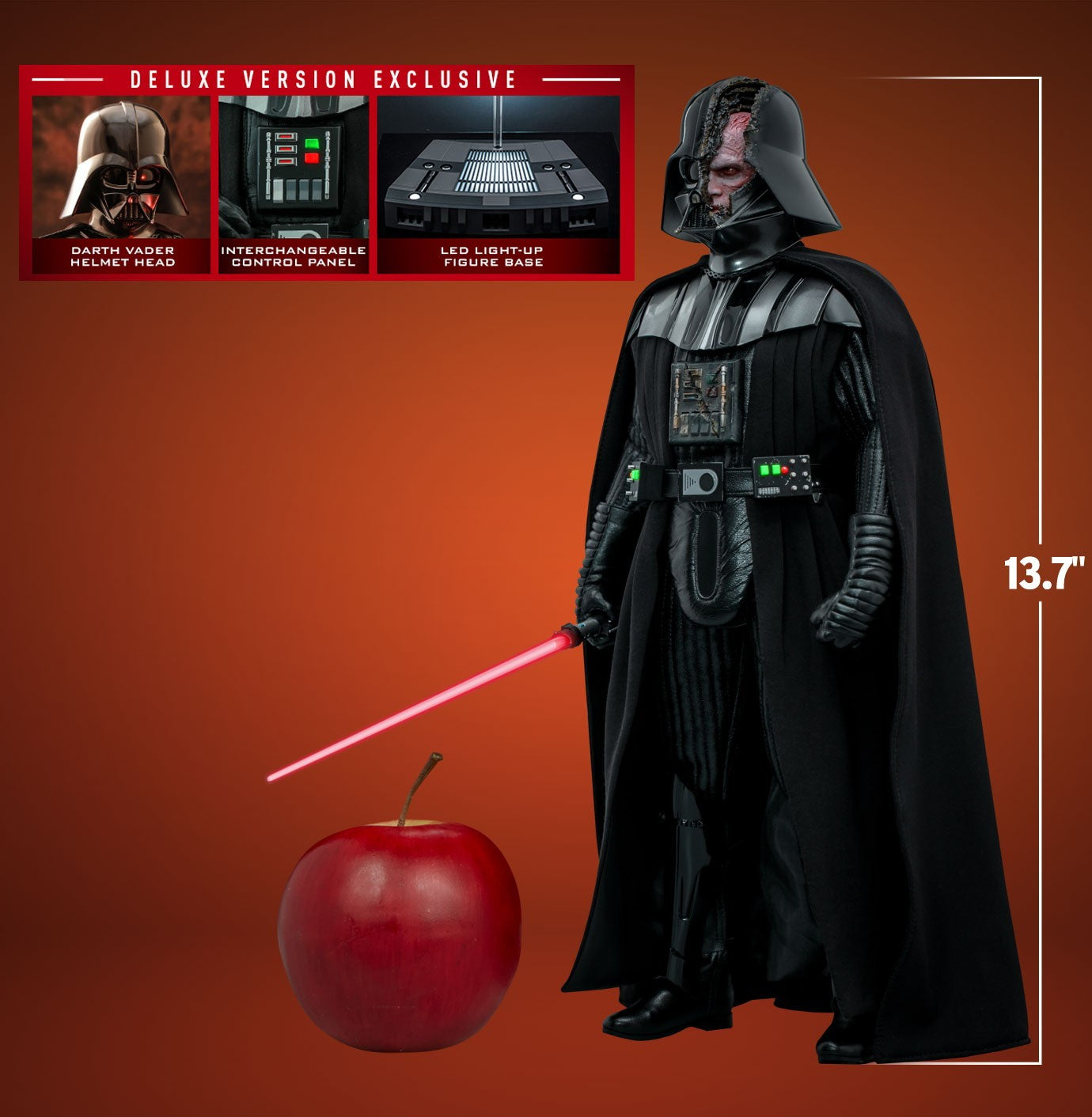Darth Vader Deluxe Version Star Wars Sixth Scale Figure by Hot Toys