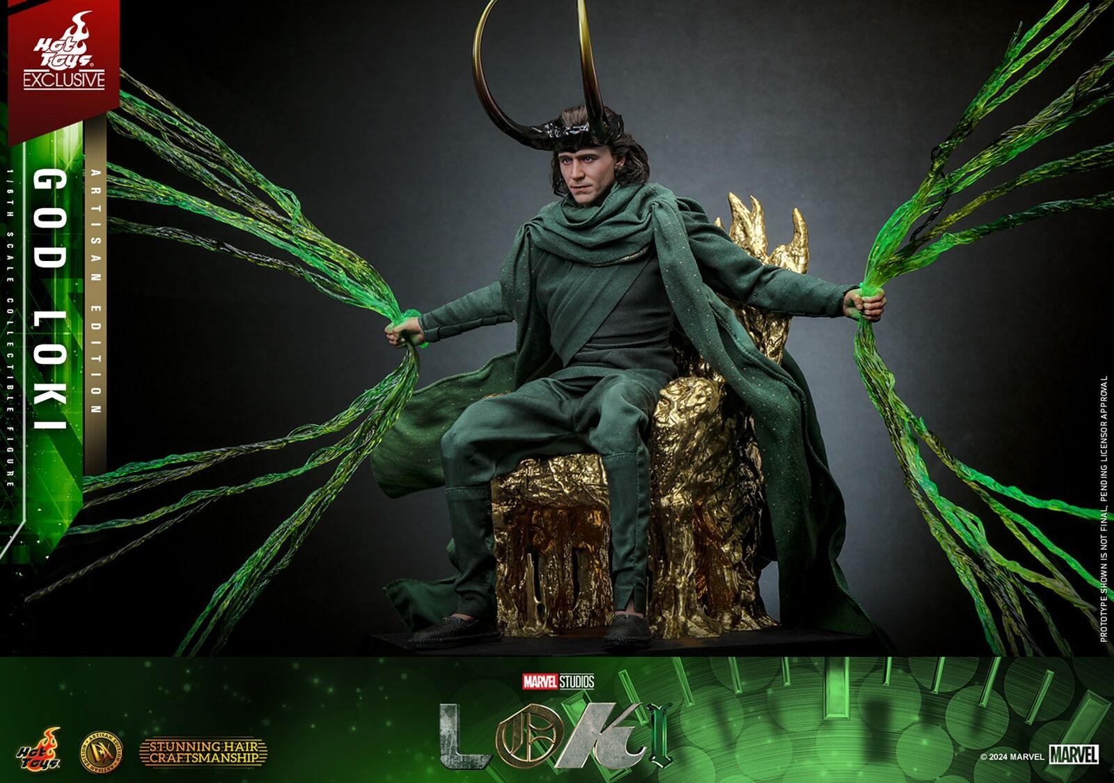 Hot Toys Sixth Scale 1/6th Marvel God Loki (Artisan Edition) Exclusive Pre-Sale