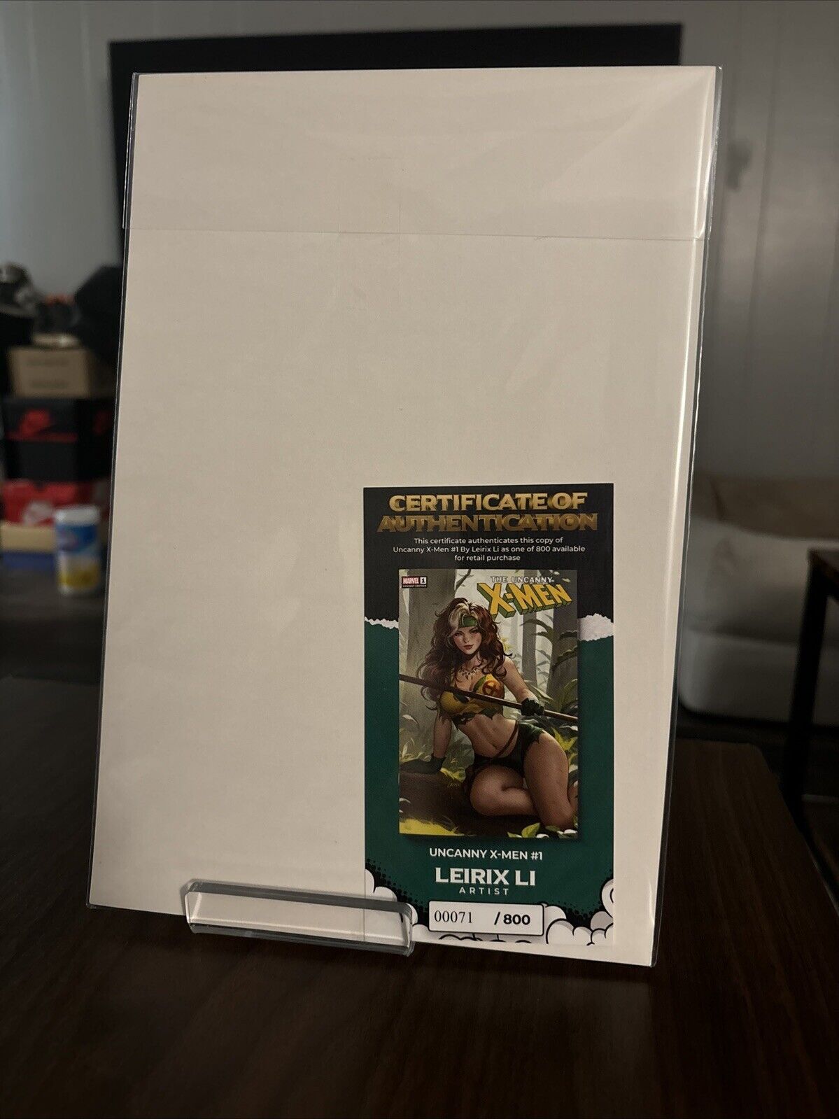 UNCANNY X-MEN #1 LEIRIX LI EXCL SAVAGE ROGUE VARIANT  W/ COA #71/800