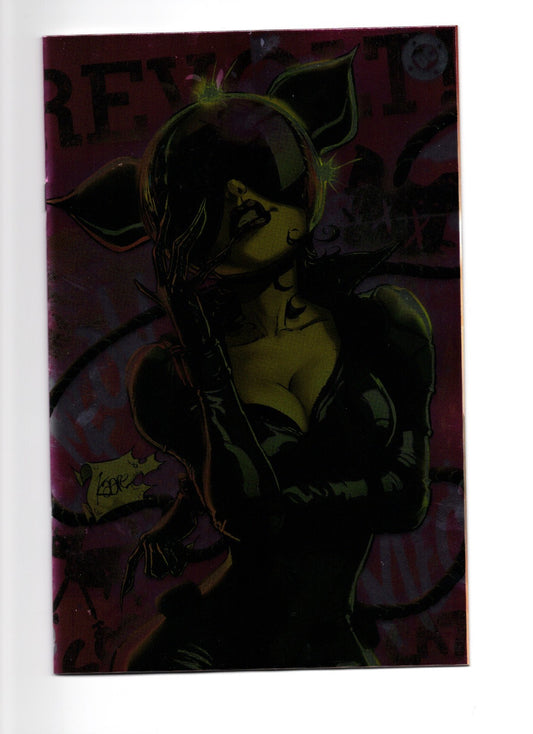 ABSOLUTE CATWOMAN #1 Second Printing COVER C Kaare Andrews Foil