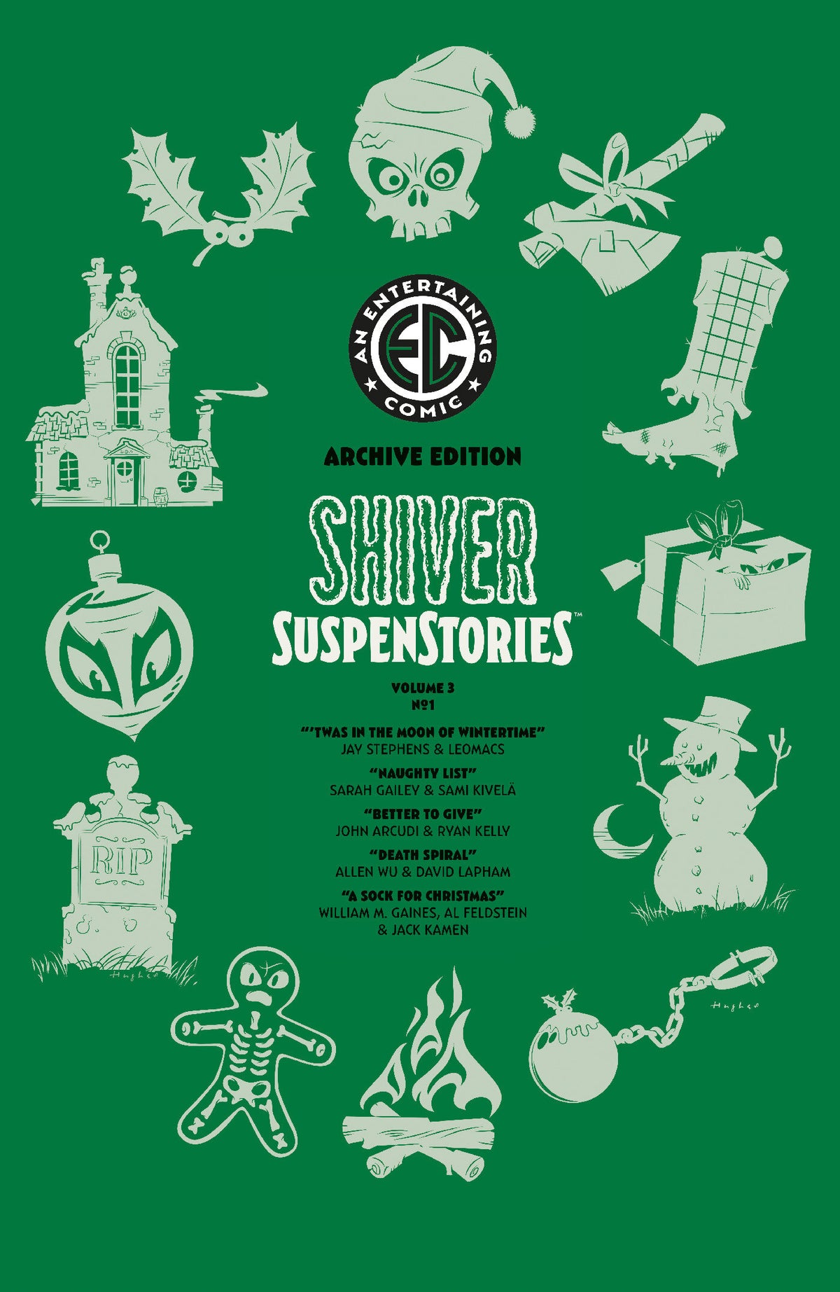 Ec Shiver Suspenstories 3 #1 Cover E – 1:50 Ratio Rian Hughes Variant