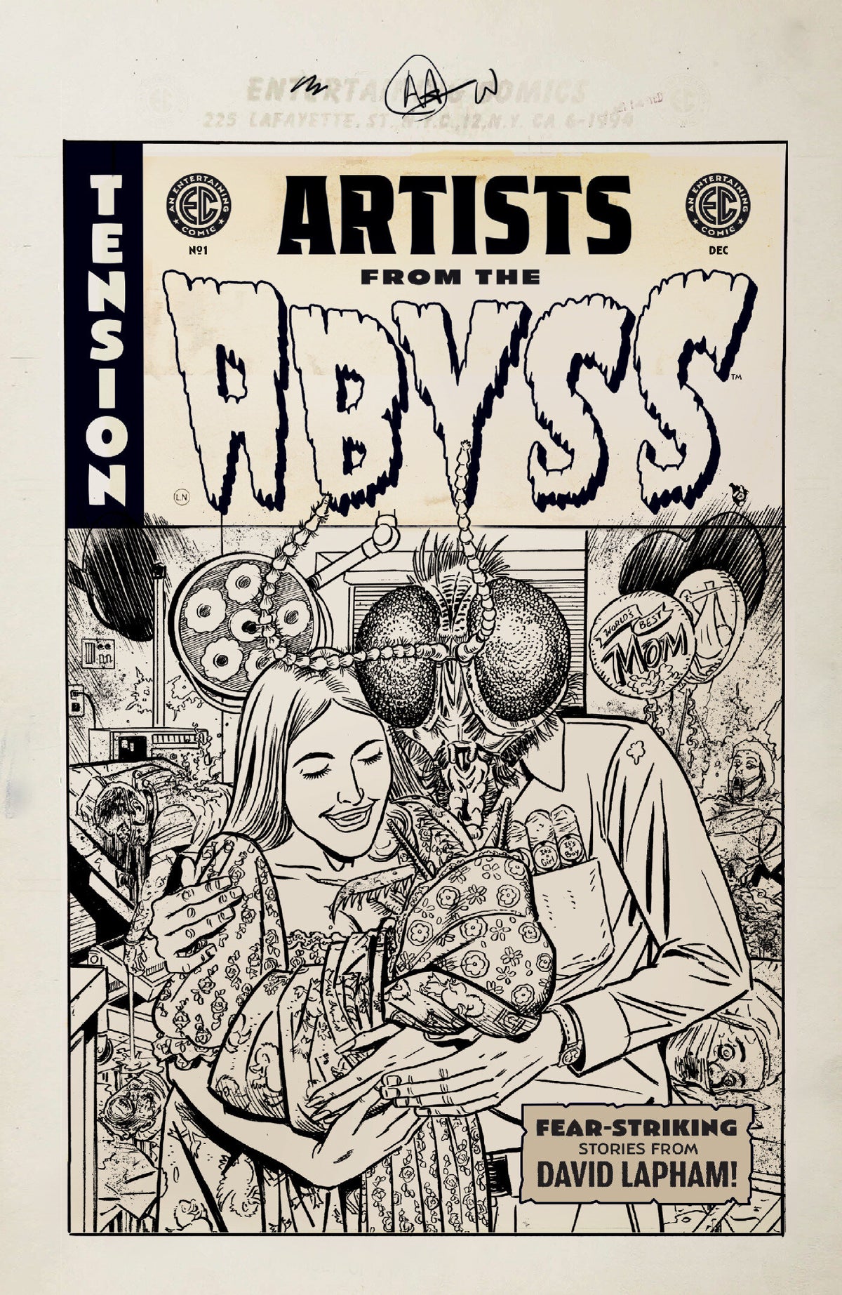 EC Artists From the Abyss David Lapham #1 Cover B – 1:20 David Lapham B&W Artist Edition