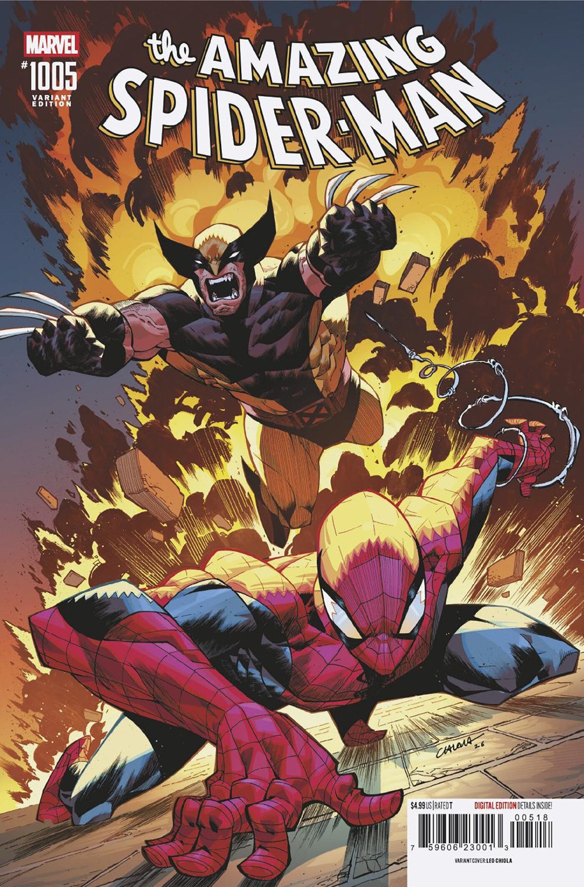 Amazing Spider-Man #1005 Cover G – 1:25 Ratio Leo Chiola Variant