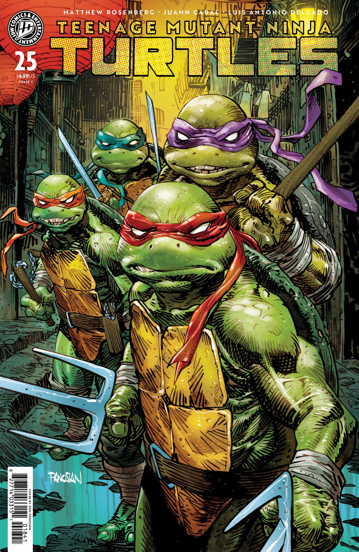 Teenage Mutant Ninja Turtles #25 Cover C – Panosian Variant
