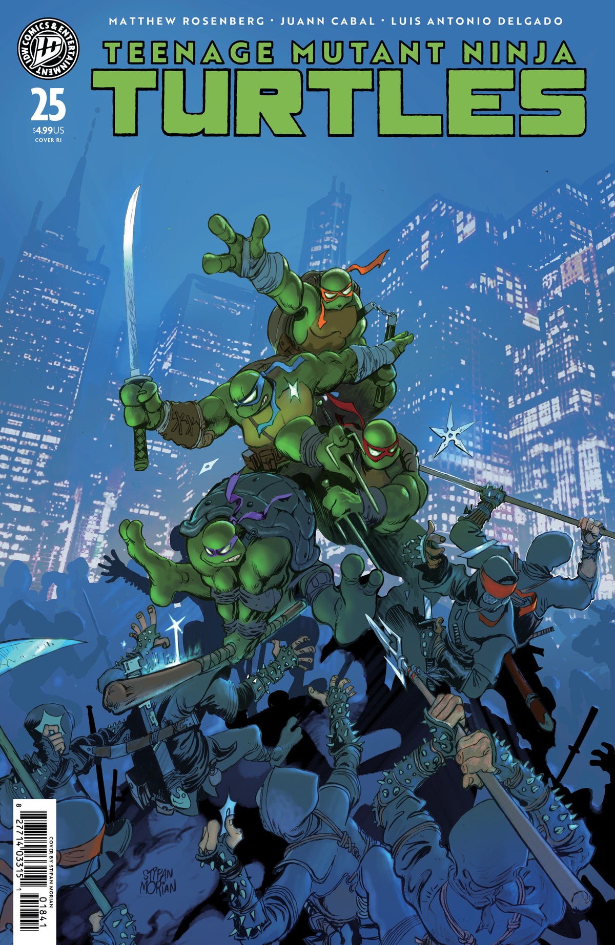 Teenage Mutant Ninja Turtles #25 Cover I – 1:25 Ratio 25 Morian Variant