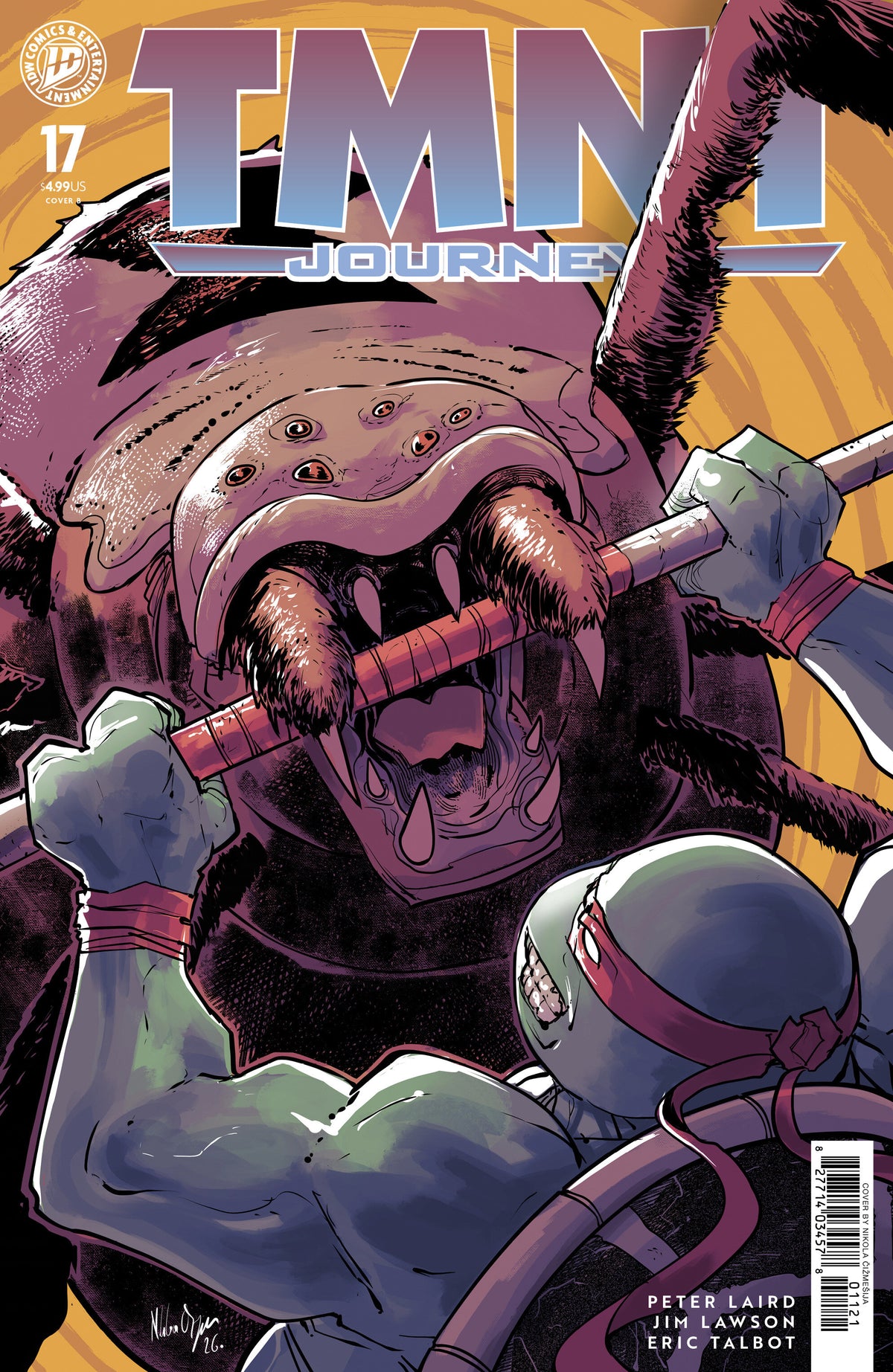 TMNT: Journeys #17 Cover B – Cizmesija Variant