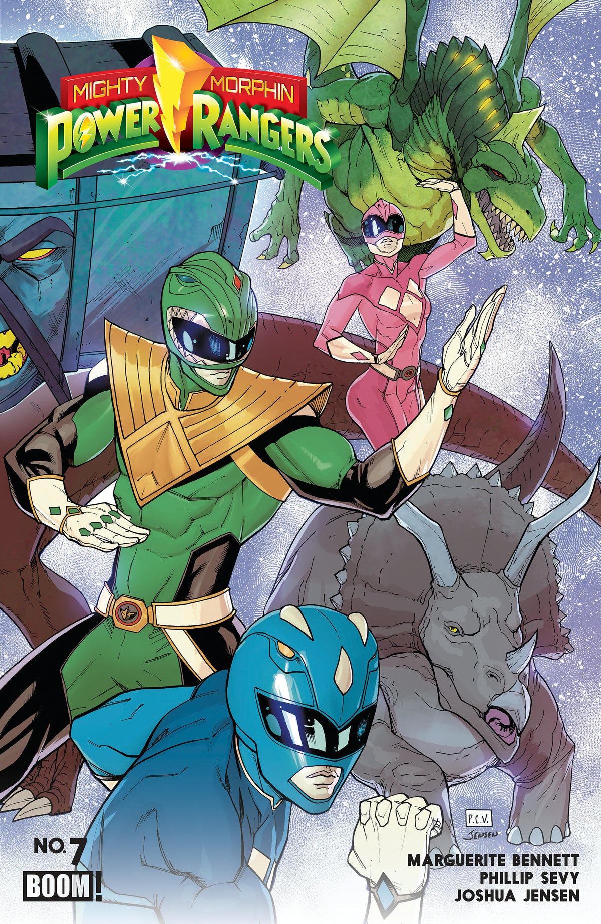 Mighty Morphin Power Rangers (2026) #7 Cover B – Dressed, Sevy Variant
