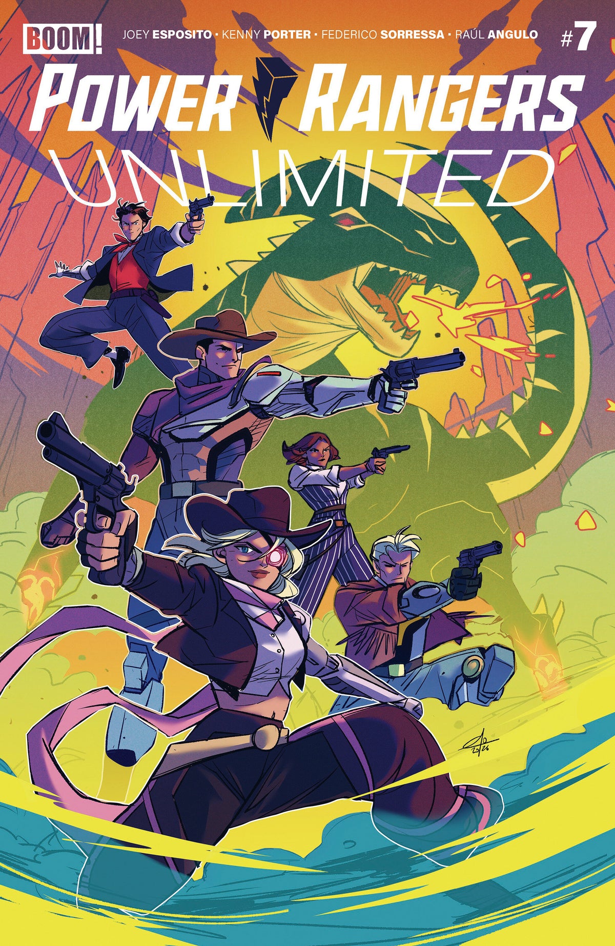 Power Rangers Unlimited #7 Cover B – Dressed, Carlini Variant