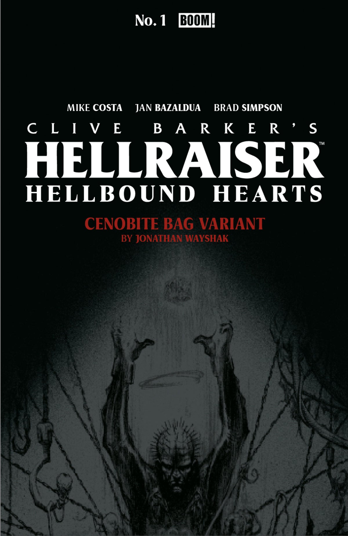 Hellraiser: Hellbound Hearts #1 Cover C – Cenobite Bag Full Art, Wayshak Variant