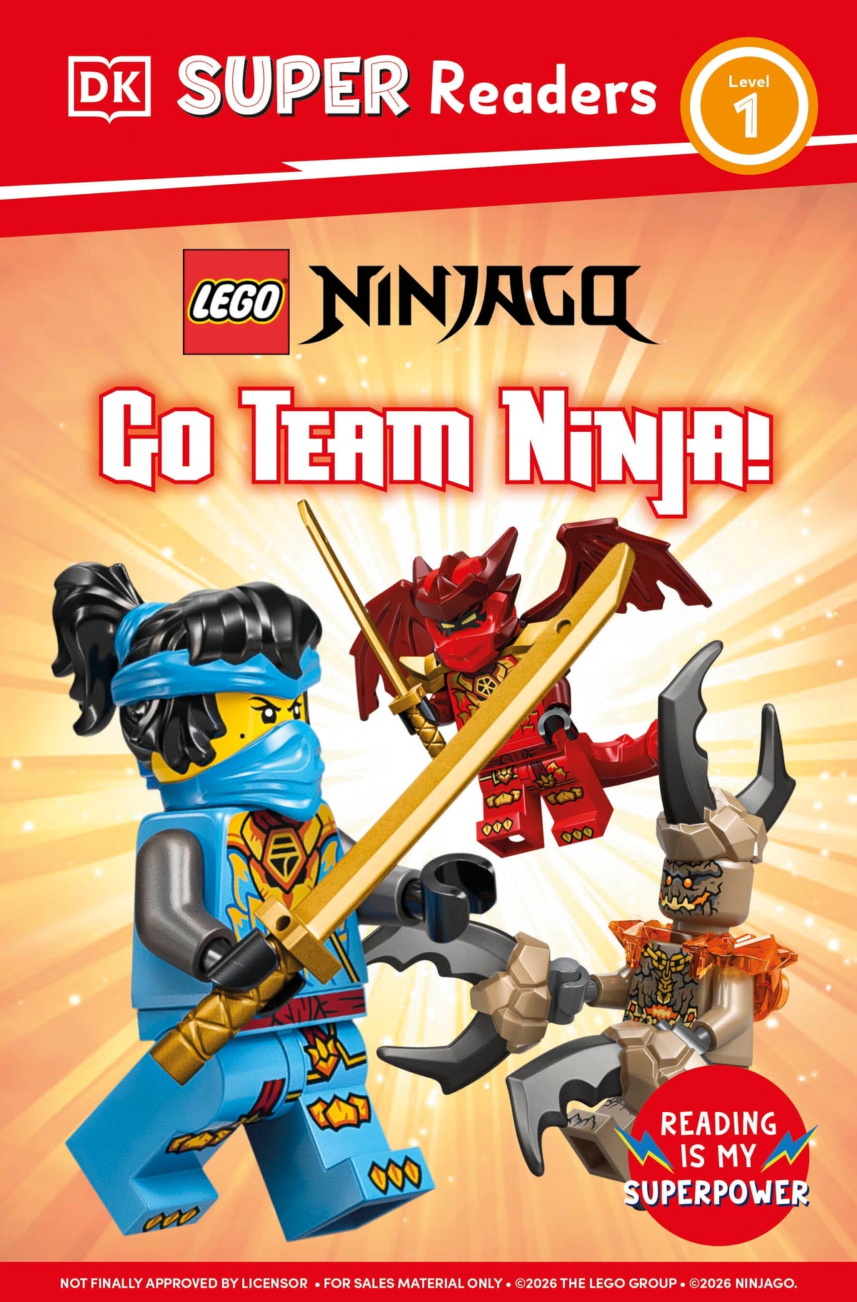 Dk Super Readers Level 1 Lego Ninjago Go Team Ninja TP Default Title