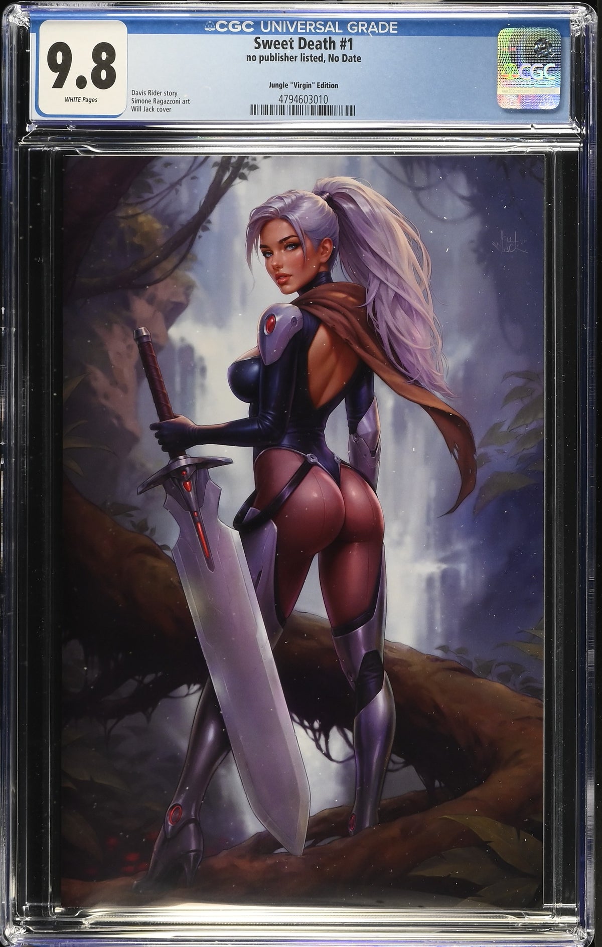Sweet Death #1 Will Jack Jungle VIRGIN CGC 9.8 Kickstarter - front