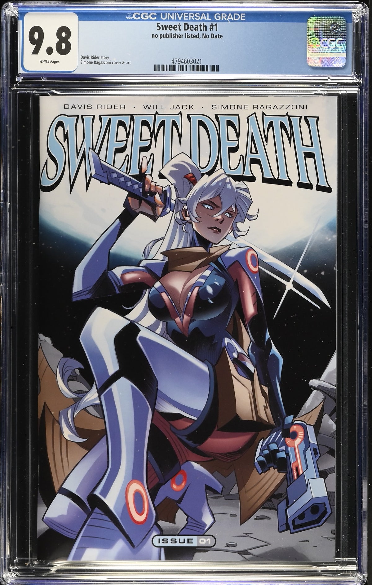 Sweet Death #1 Simone Ragazzoni Cover A CGC 9.8 Kickstarter - front