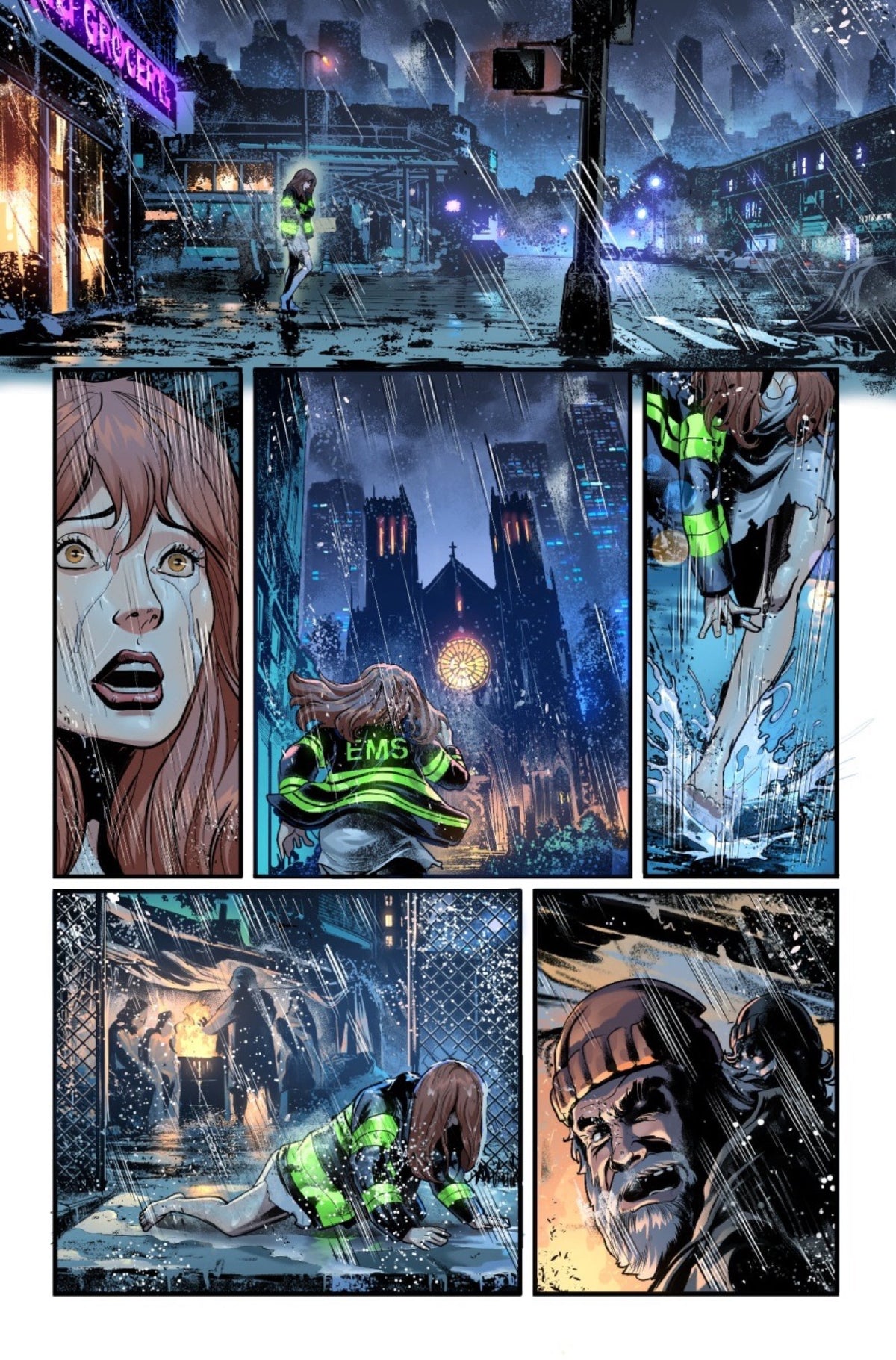 Avengelyne #3 preview page 2
