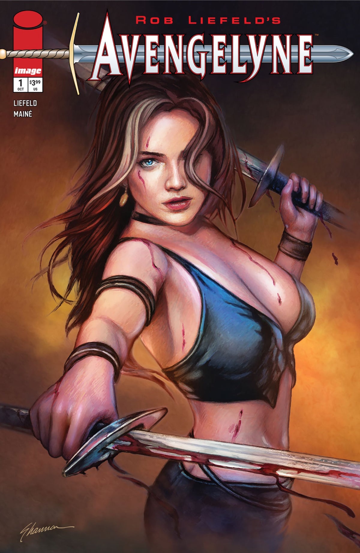 Avengelyne #3 preview page 6