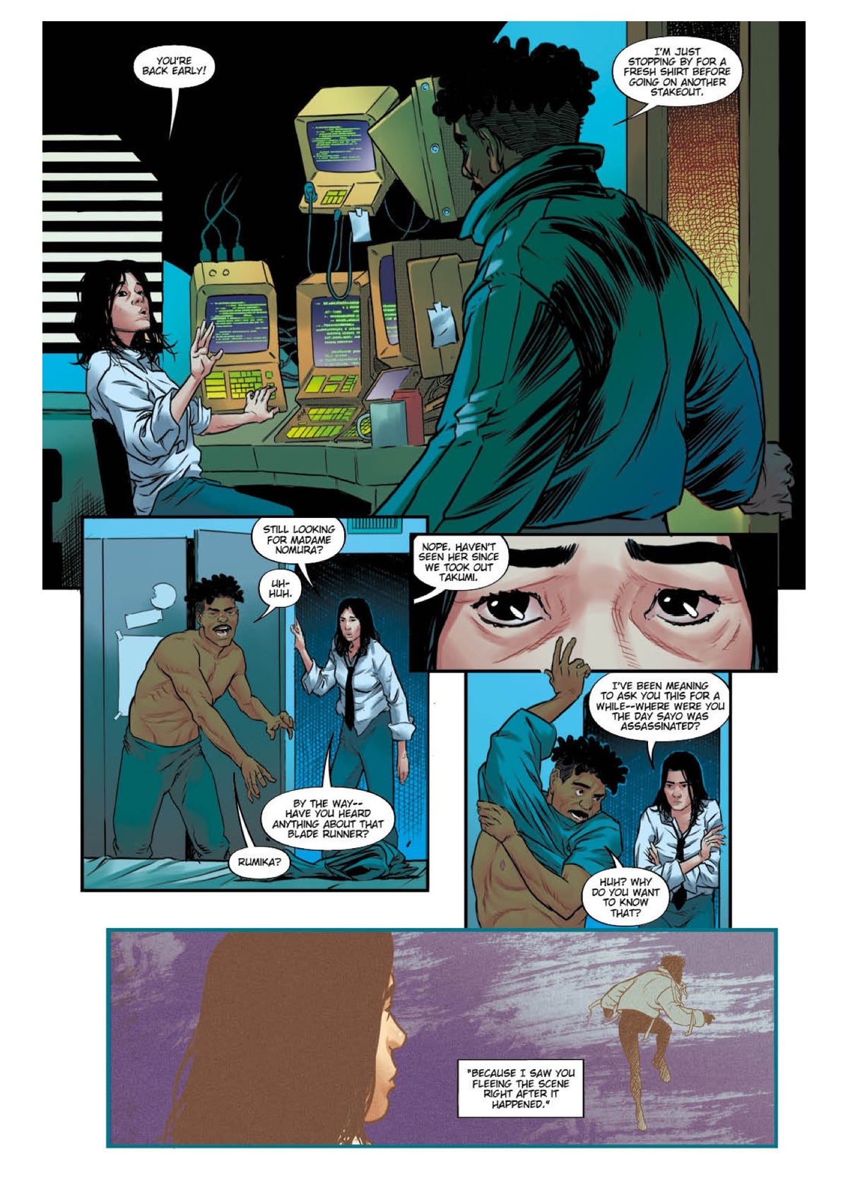 Blade Runner Tokyo Nexus Die With Honor #2 preview page 3