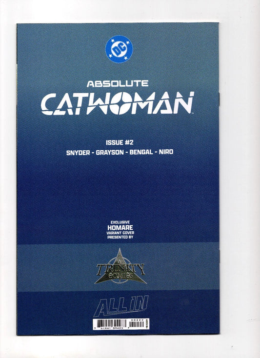 Absolute Catwoman #2 Trinity Exclusive by Homare