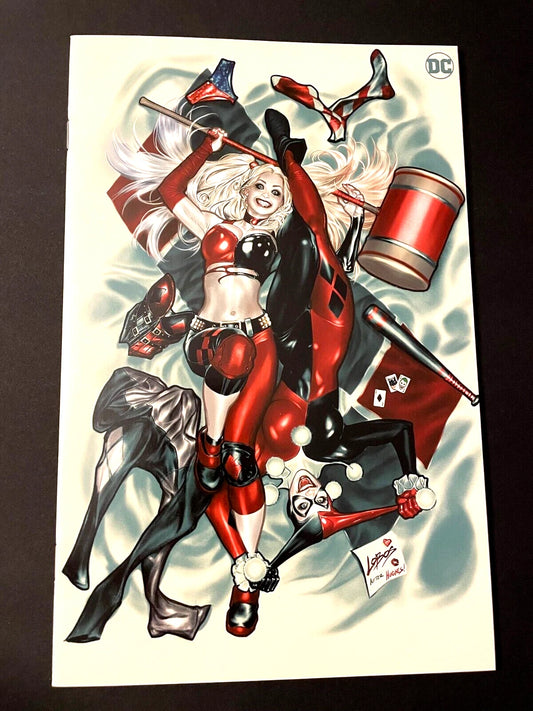BATMAN ADVENTURES #16 LOBOS HARLEY QUINN ADAM HUGHES CONVERGENCE VIRGIN VARIANT