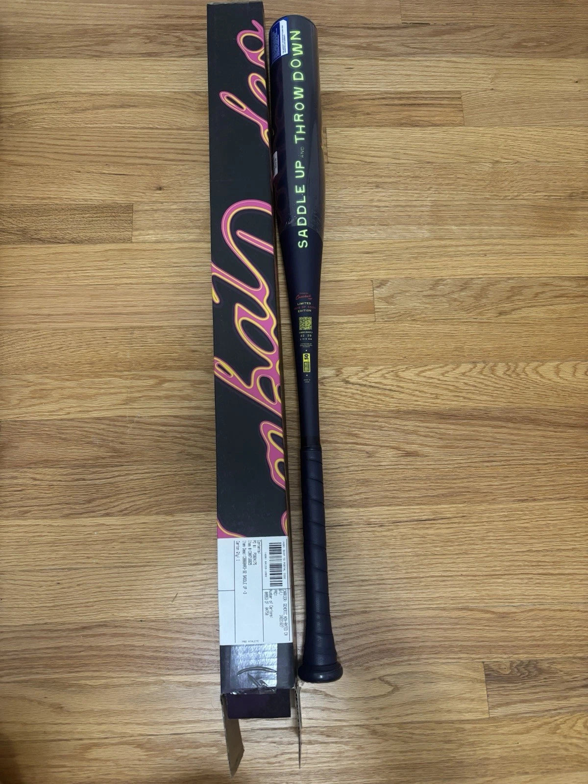 COMBAT MFG Spec A1 Saddle Up BBCOR Baseball Bat: CBB6BAR3 32" 29 oz.