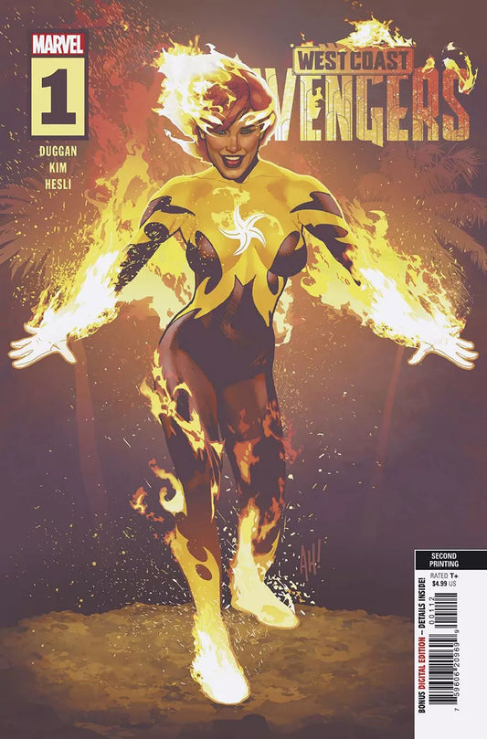 West Coast Avengers Issue #1 - Adam Hughes - 2nd Print