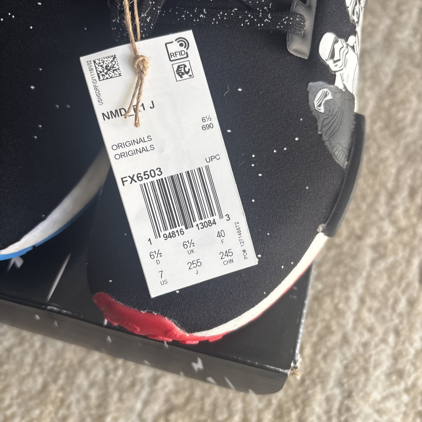 Adidas Originals NMD R1 Star Wars White FX6503 - US 7