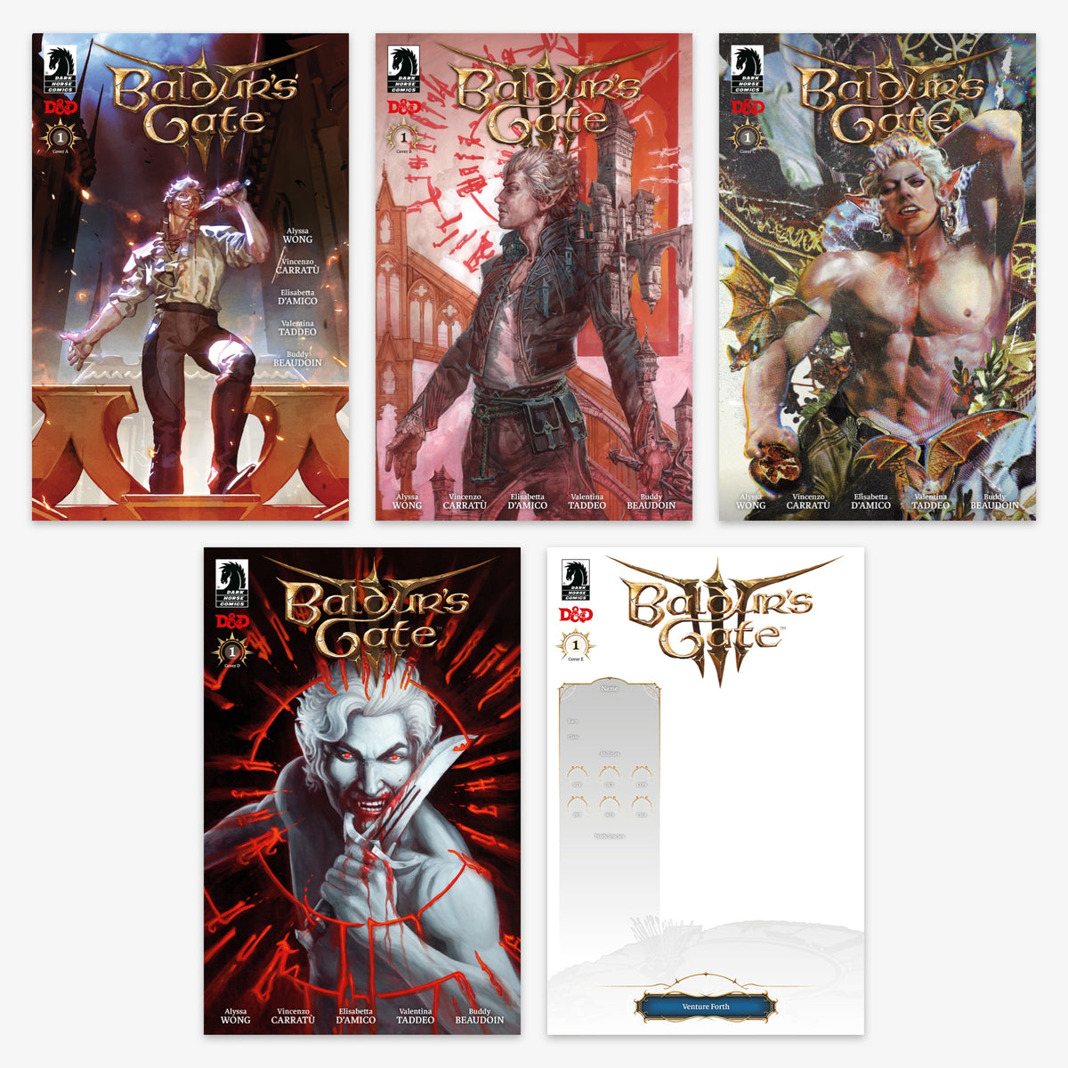 Baldur's Gate III #1 Bundle – Covers A–E
