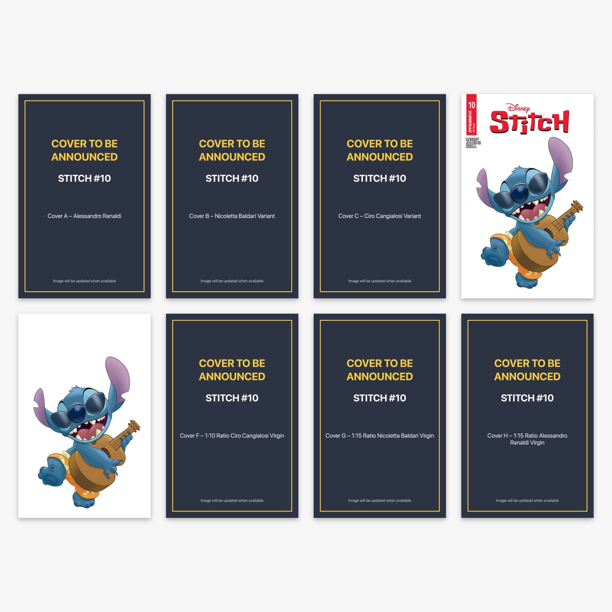 Stitch #10 Bundle – Covers A–H (incl. Ratio Incentives) (includes cover to be announced)