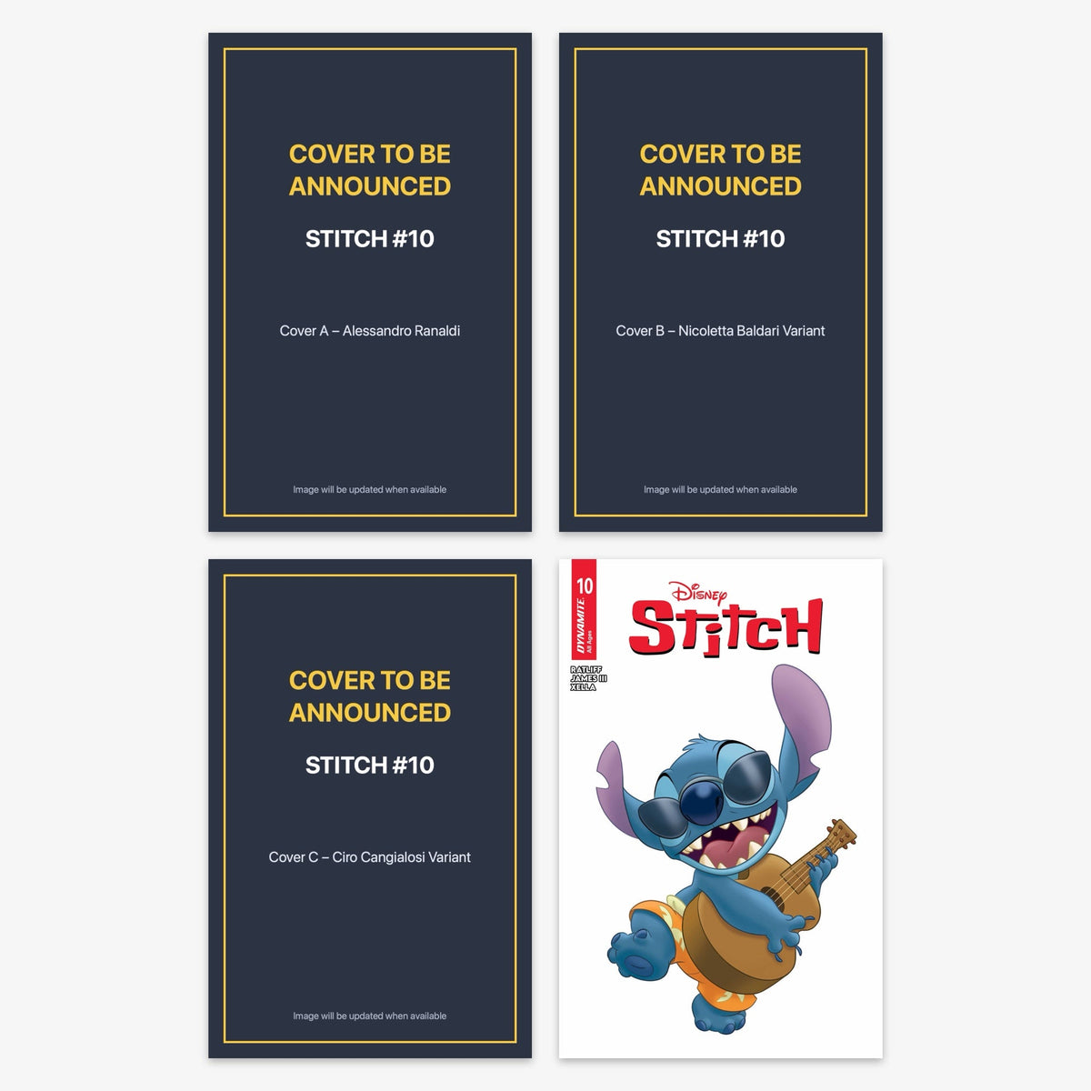 Stitch #10 Bundle – Covers A–D (No Incentive) (includes cover to be announced)