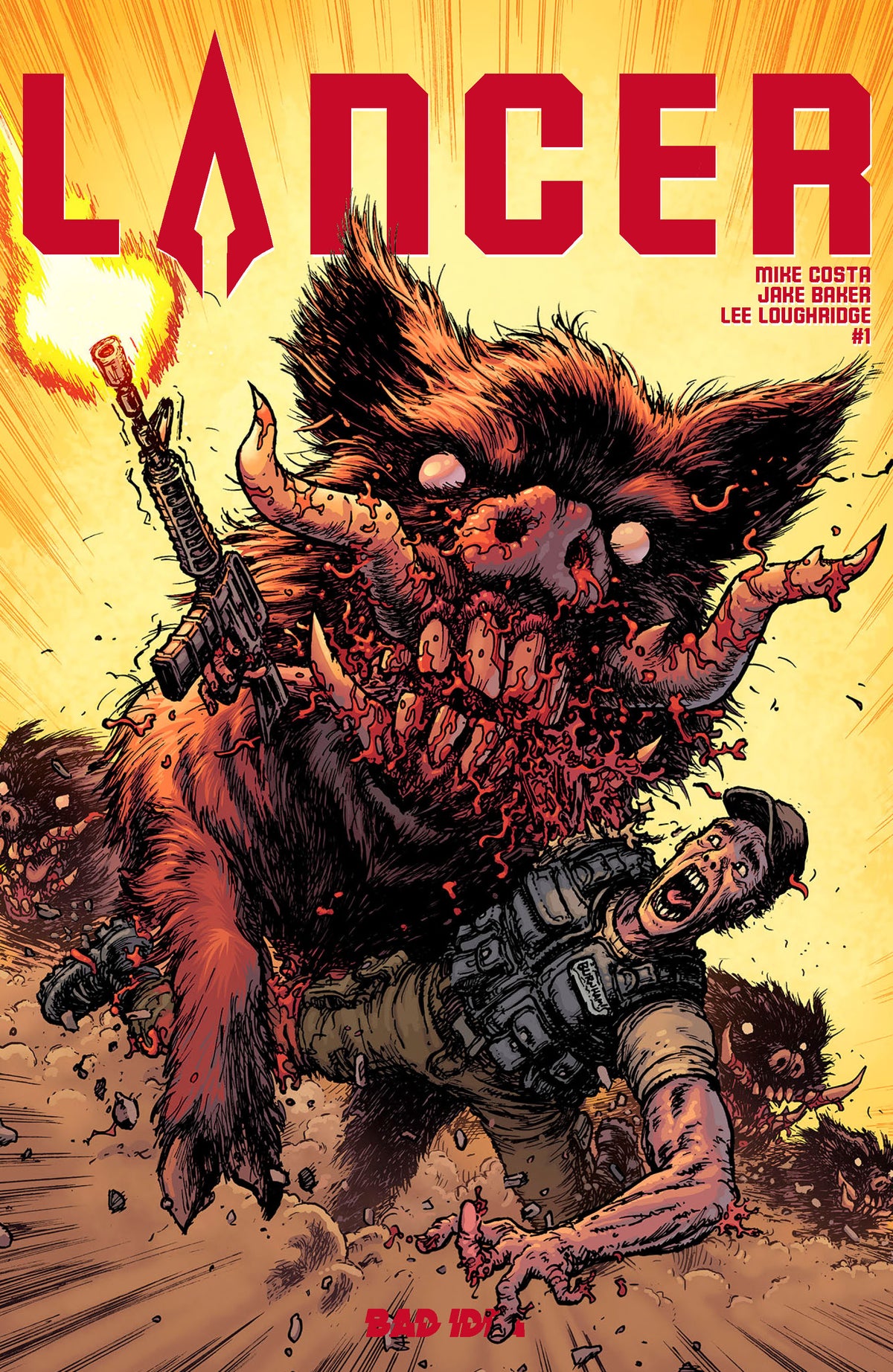 Lancer #1 (of 4) Cover F – 1:50 Ratio Chris Burnham Variant
