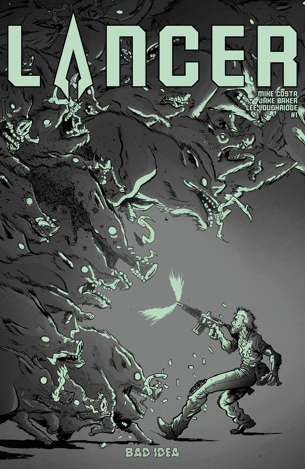 Lancer #1 (of 4) Cover I – Jake Baker Glow in the Dark Variant