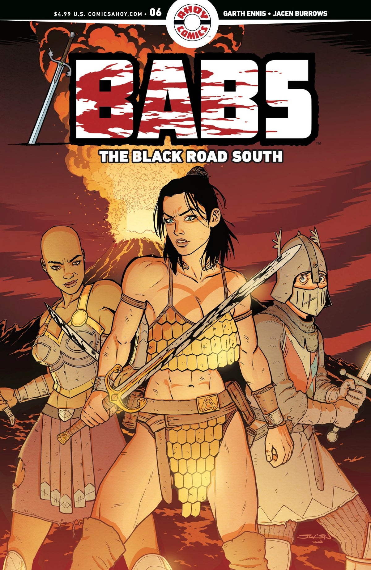 Babs the Black Road South #6 (of 6) Cover A – Jacen Burrows