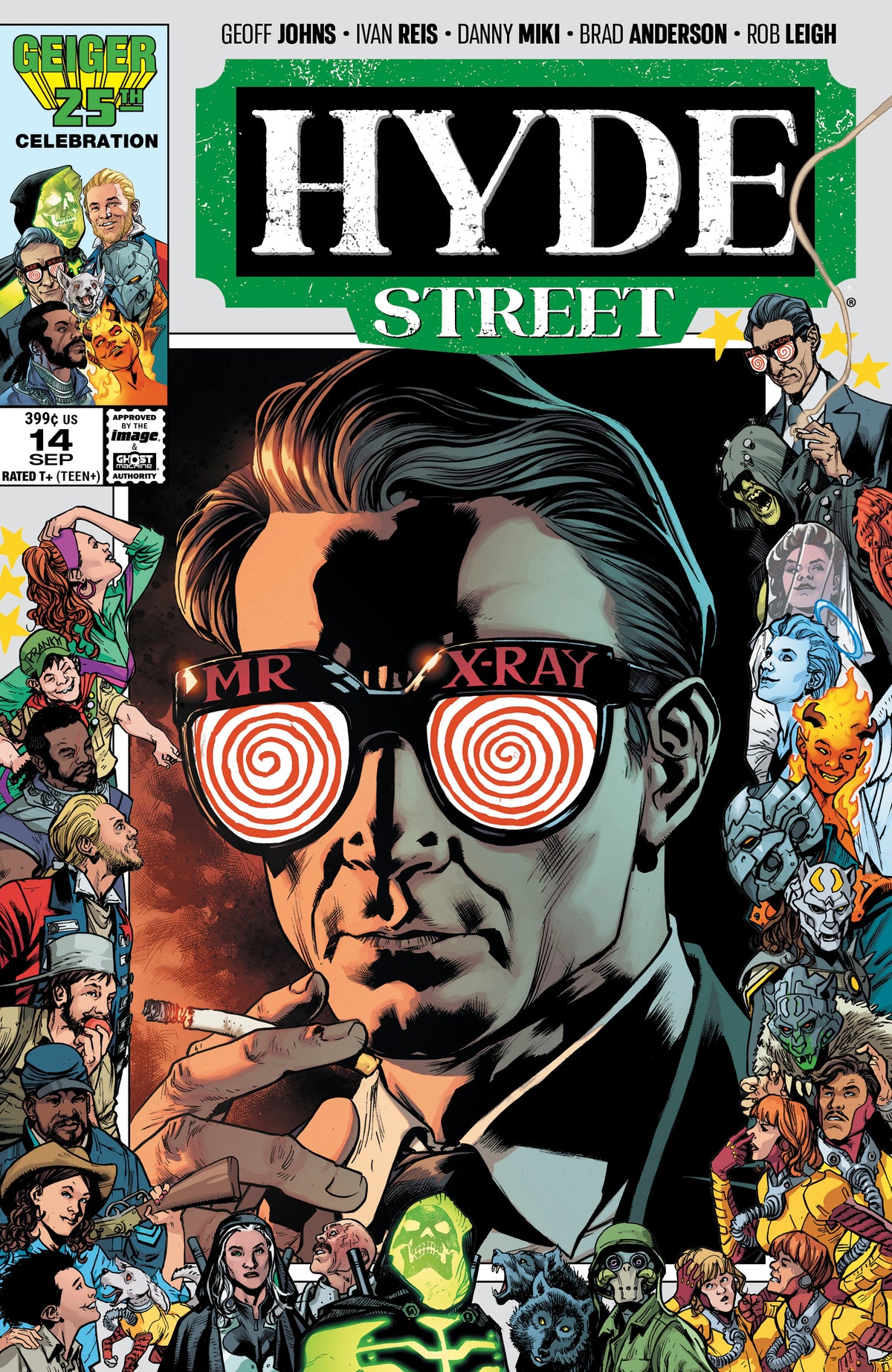 Hyde Street #14 Cover C – Bryan Hitch & Brad Anderson Geiger #25 Anniversary Variant