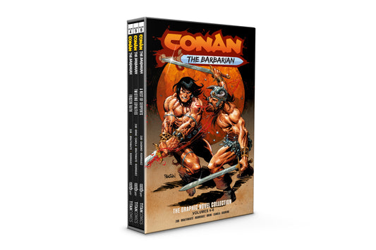 Conan the Barbarian HC Vol 04-06 Slipcase Set Direct Market Edition Dan Panosian Default Title
