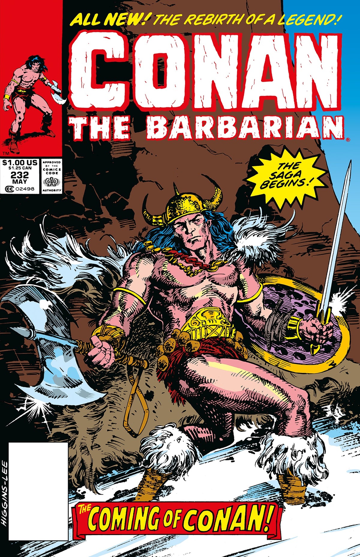 Conan the Barbarian the Original Comics Omnibus HC Vol 09 Reg Ed Michael Higgins Default Title