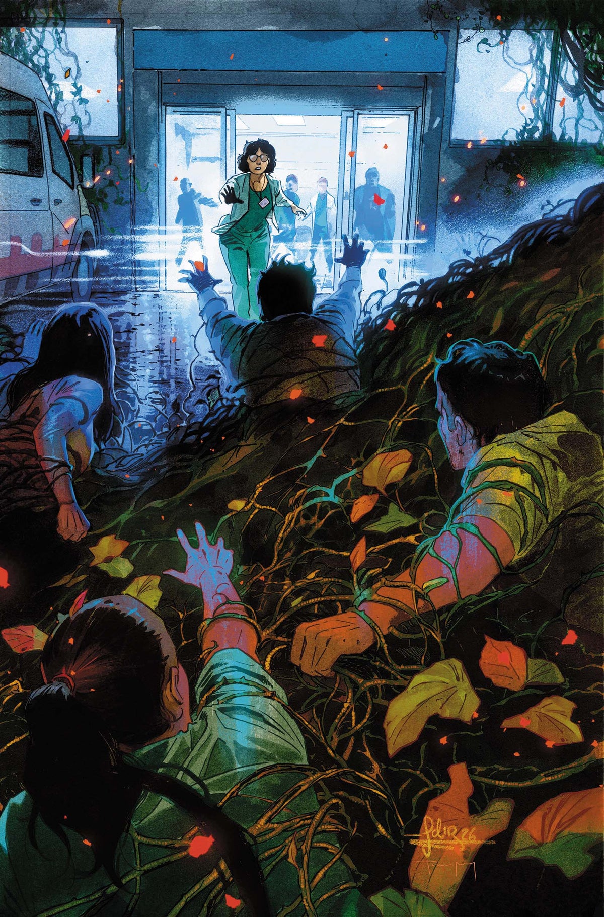 Batman Bad Seeds Gotham General #2 (of 2) Cover B – Javi Fernandez Card Stock Variant