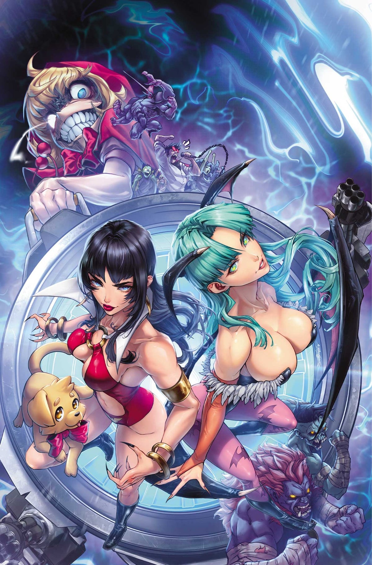 Vampirella vs Darkstalkers Special #1 (ONE SHOT) Cover N – 1:25 Ratio Drax Virgin Variant