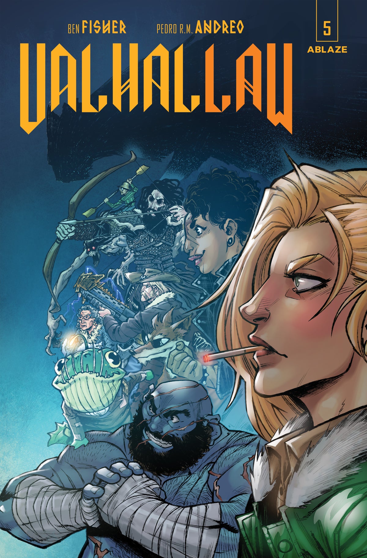 Valhallaw #5 (of 5) Cover A – Pedro R M Andreo