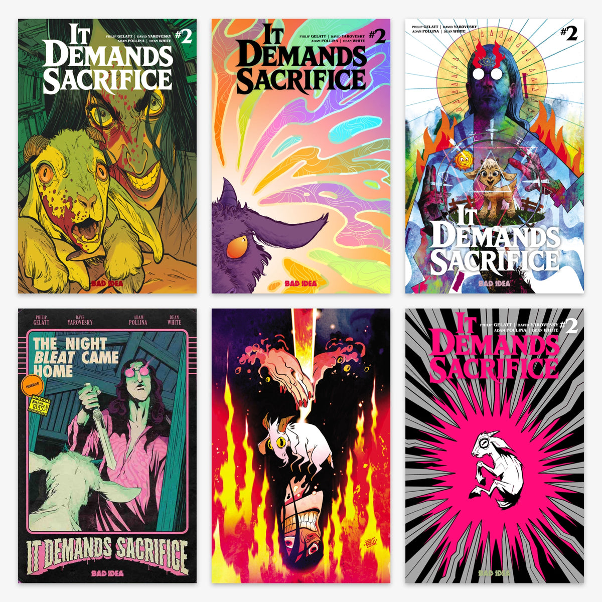 It Demands Sacrifice #2 (of 4) Bundle – Covers A–F (incl. Ratio Incentives)