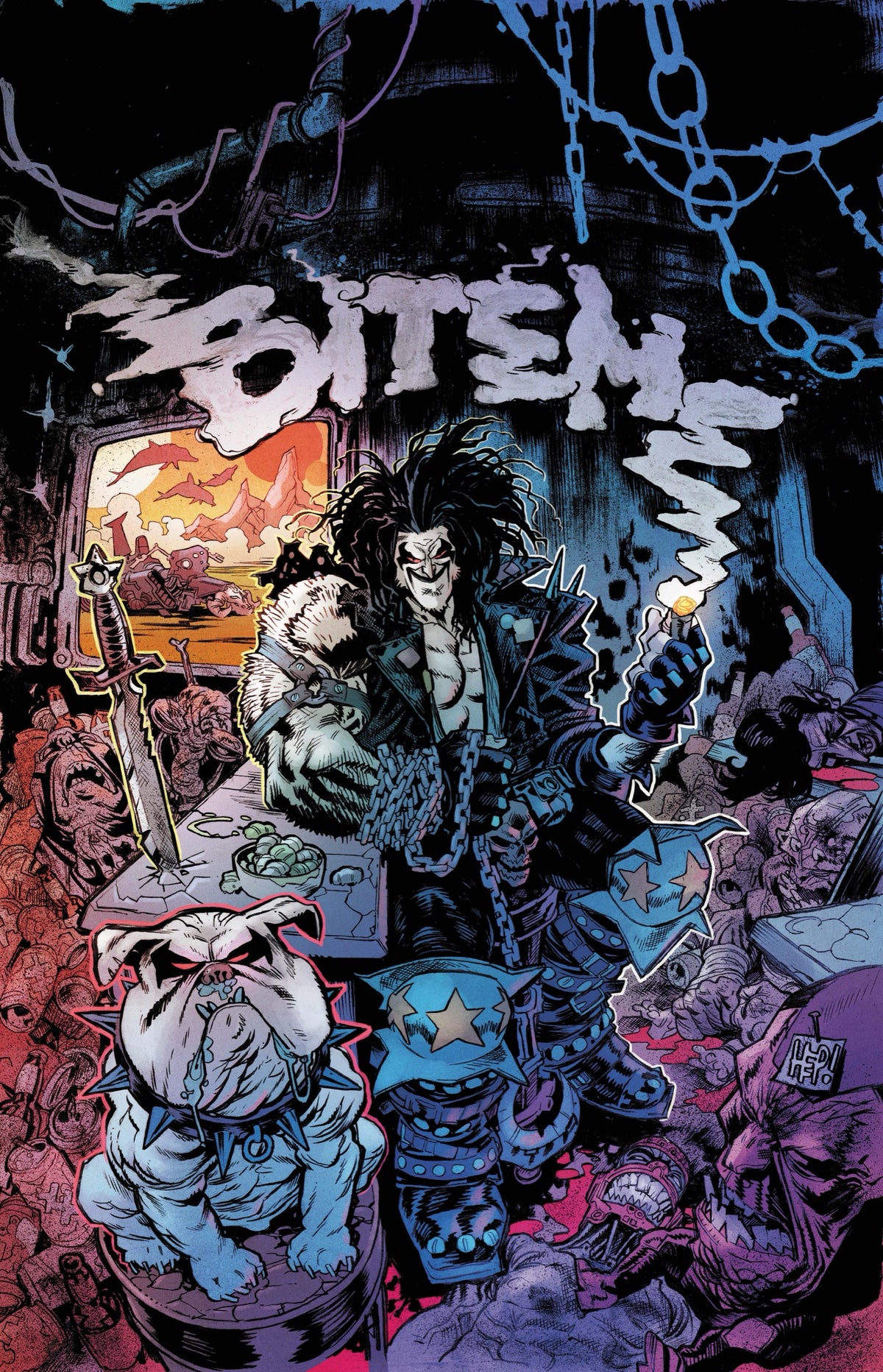 Lobo #9 Cover C – Scott Hepburn Card Stock Variant