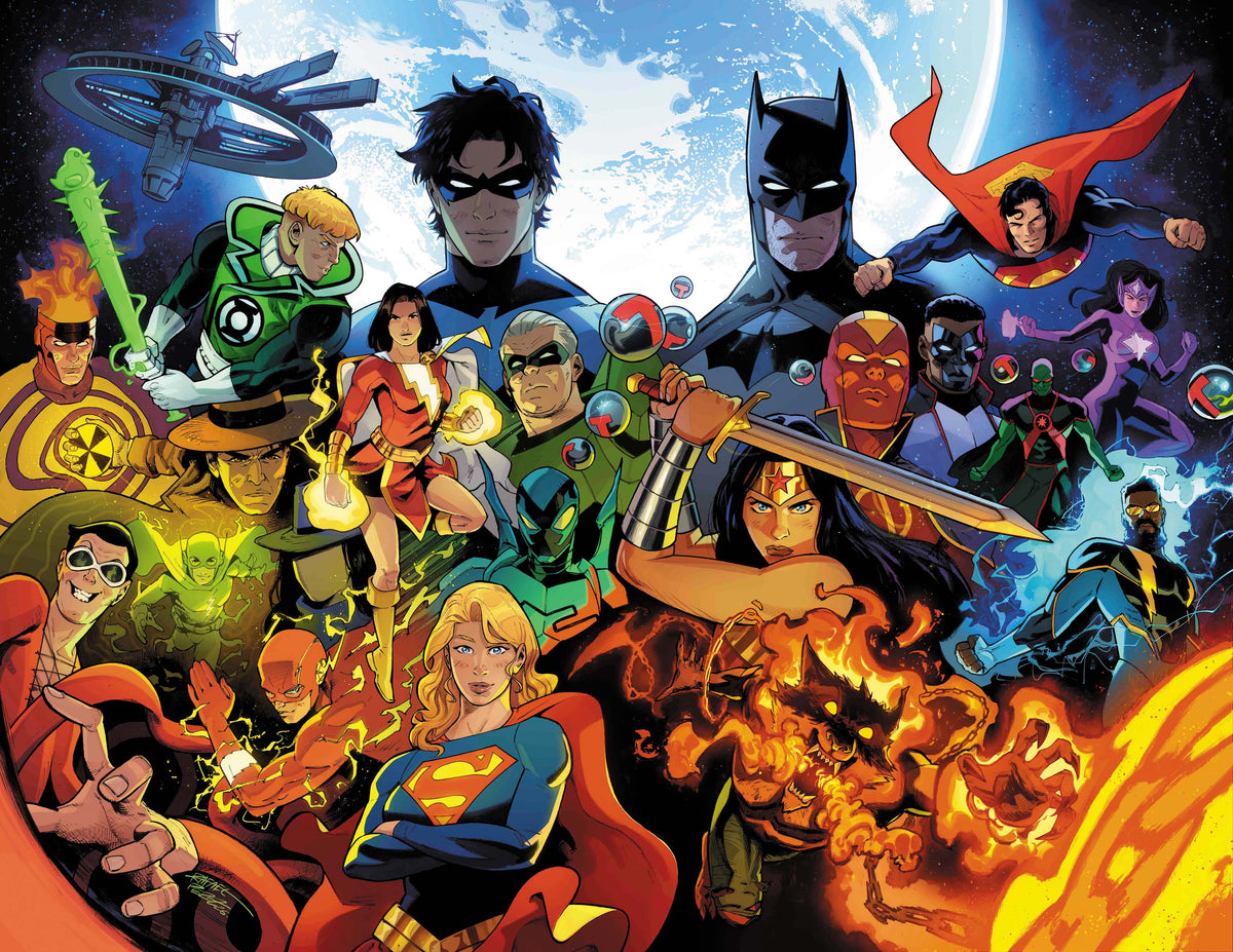 Justice League Unlimited #25 Cover I – Rafael Perez Wraparound Card Stock